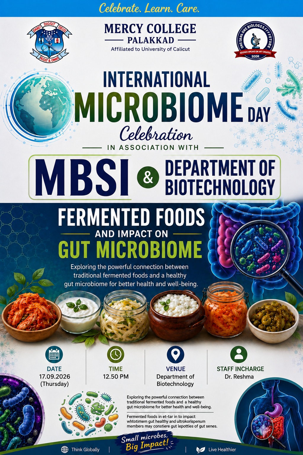 INTERNATIONAL MICROBIOME DAY CELEBRATION